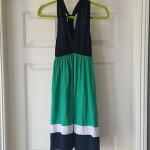 Blue Green Soft Tank Sundress